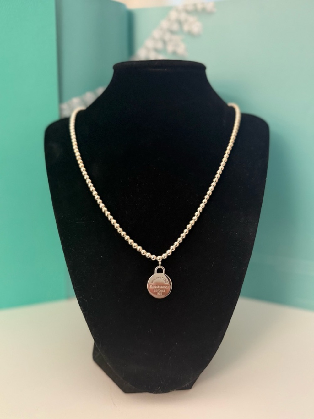 Tiffany Co Return to Tiffany Beyoncé Beaded Chain Necklace in Sterling Silver - Picture 7 of 9